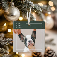 Ornement photo de chien | Meilleur chien moderne q