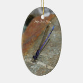 En Céramique Ornement pourpre de nature de libellule de (Droite)