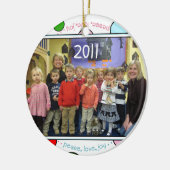 En Céramique Ornement préscolaire fait sur commande 2011 de (Gauche)