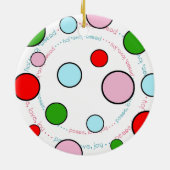 En Céramique Ornement préscolaire fait sur commande 2011 de (Dos)