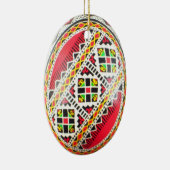 En Céramique Ornement Pysanka (Droite)