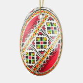 En Céramique Ornement Pysanka (Gauche)