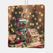 En Céramique Ornement robot de Noël (Gauche)