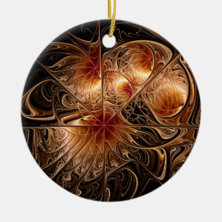 En Céramique Ornement rond de bronze