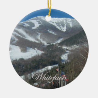 En Céramique Ornement rond de montagne de Whiteface