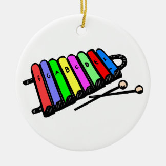 EN CÉRAMIQUE ORNEMENT ROND DE XYLOPHONE