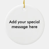 En Céramique Ornement rond d'or d'Eagle (Dos)