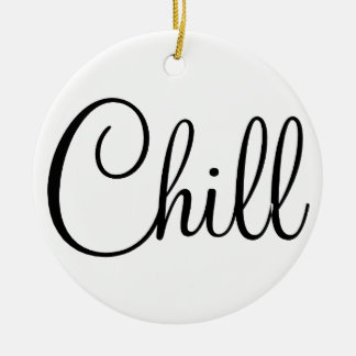 EN CÉRAMIQUE ORNEMENT ROND FROID