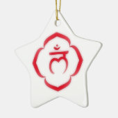 En Céramique Ornement Root Chakra (Gauche)