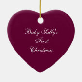 En Céramique Ornement rose de couronne (Dos)