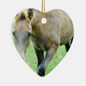 En Céramique Ornement rouan errant de cheval (Droite)