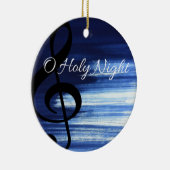 En Céramique Ornement saint de Noël de nuit d'O (Droite)