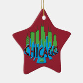 En Céramique Ornement simplement primaire de Chicago (Droite)