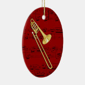 En Céramique Ornement - trombone (basse) - sélectionnez votre (Droite)
