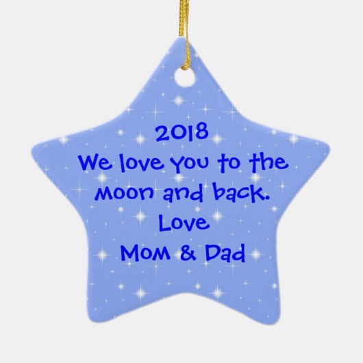 En Céramique Ornement Twinkle (Dos)