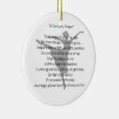 En Céramique Ornement unilatéral de danse de la prière d'un (Droite)