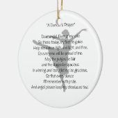 En Céramique Ornement unilatéral de danse de la prière d'un (Gauche)