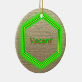 En Céramique Ornement - Vacance (lin) (Droite)