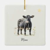 En Céramique Ornement - Vache (Dos)