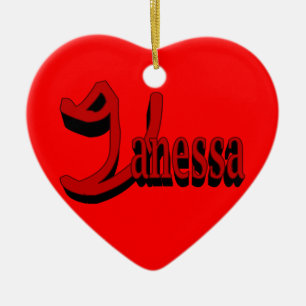 En Céramique Ornement Vanessa