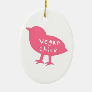 En Céramique Ornement végétalien de poussin