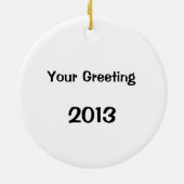 En Céramique Ornement vertical de poing (Dos)