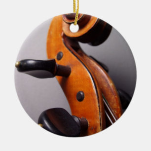 En Céramique Ornement violon/alto par Leslie Harlow