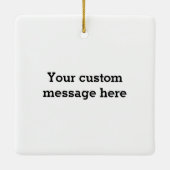 En Céramique Ornement XOXO (Dos)