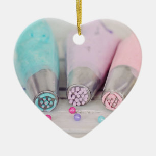 En Céramique Outils de décoration de gâteaux de couleur pastel 