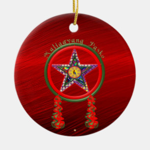 En Céramique Parol de Noël, décoration philippine