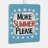 En Céramique Plus Été S'Il Vous Plaît Ornement (Droite)