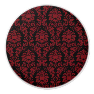 En Céramique Porte de style ou bouton gothique de tiroir