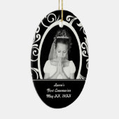 En Céramique Premier ornement d'ovale de communion (Droite)