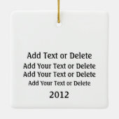 En Céramique Royaume-Uni Ornement Carré (Dos)