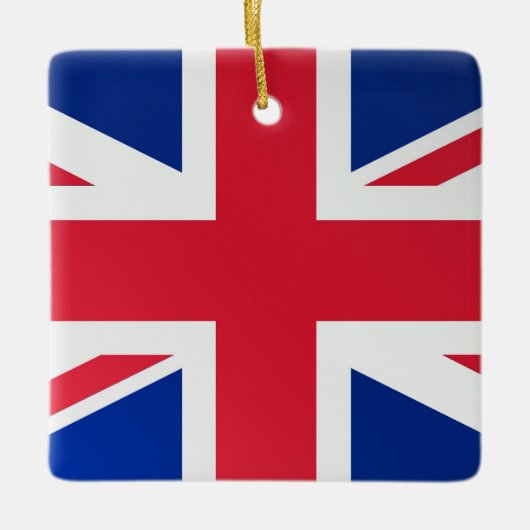 En Céramique Royaume-Uni Ornement Carré (Devant)