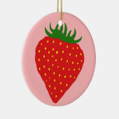 En Céramique Simplement ornement de coutume de fraise (Droite)