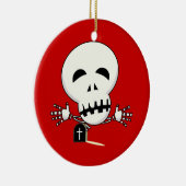 En Céramique squelette Ornement (Droite)