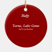 En Céramique Torno, lac Como, ornement (Dos)