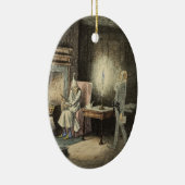 En Céramique Un ornement de chant de Noël (Droite)