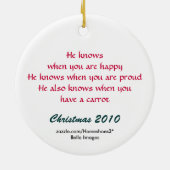 En Céramique Votre cheval - ornement (Dos)