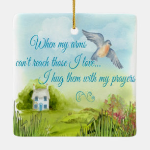 En Céramique Vous étreindre avec mon ornement de prières
