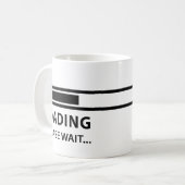 En chargeant svp attendez, progressez tasse de jeu (Devant gauche)