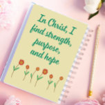 En Christ je trouve la force chrétienne<br><div class="desc">Joli Planificateur Chrétien Avec Citation. Planifiez vos journées avec but et prière à l'aide de Notre planificateur chrétien - Citations inspirantes,  Prompts d'écriture et Espace pour la croissance spirituelle. Marchez avec Dieu Daily. Commandez aujourd'hui !</div>