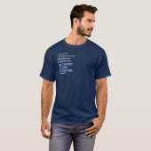 En Christ pronouns AVEC SCRIPTURES T-shirt RETOUR (Devant entier)