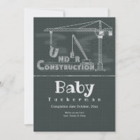 En construction Faire-part de grossesse