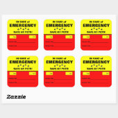 En Coque d'alerte d'urgence Secourt Stickers pour  (Feuille)