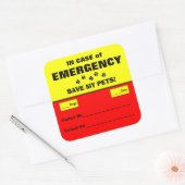En Coque d'alerte d'urgence Secourt Stickers pour  (Enveloppe)