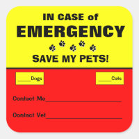 En Coque d'alerte d'urgence Secourt Stickers pour