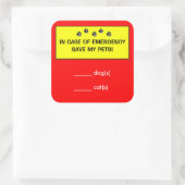 En Coque d'alerte d'urgence Secourt Stickers pour  (Sac)