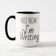 En Coque de Mug de l'écrivain